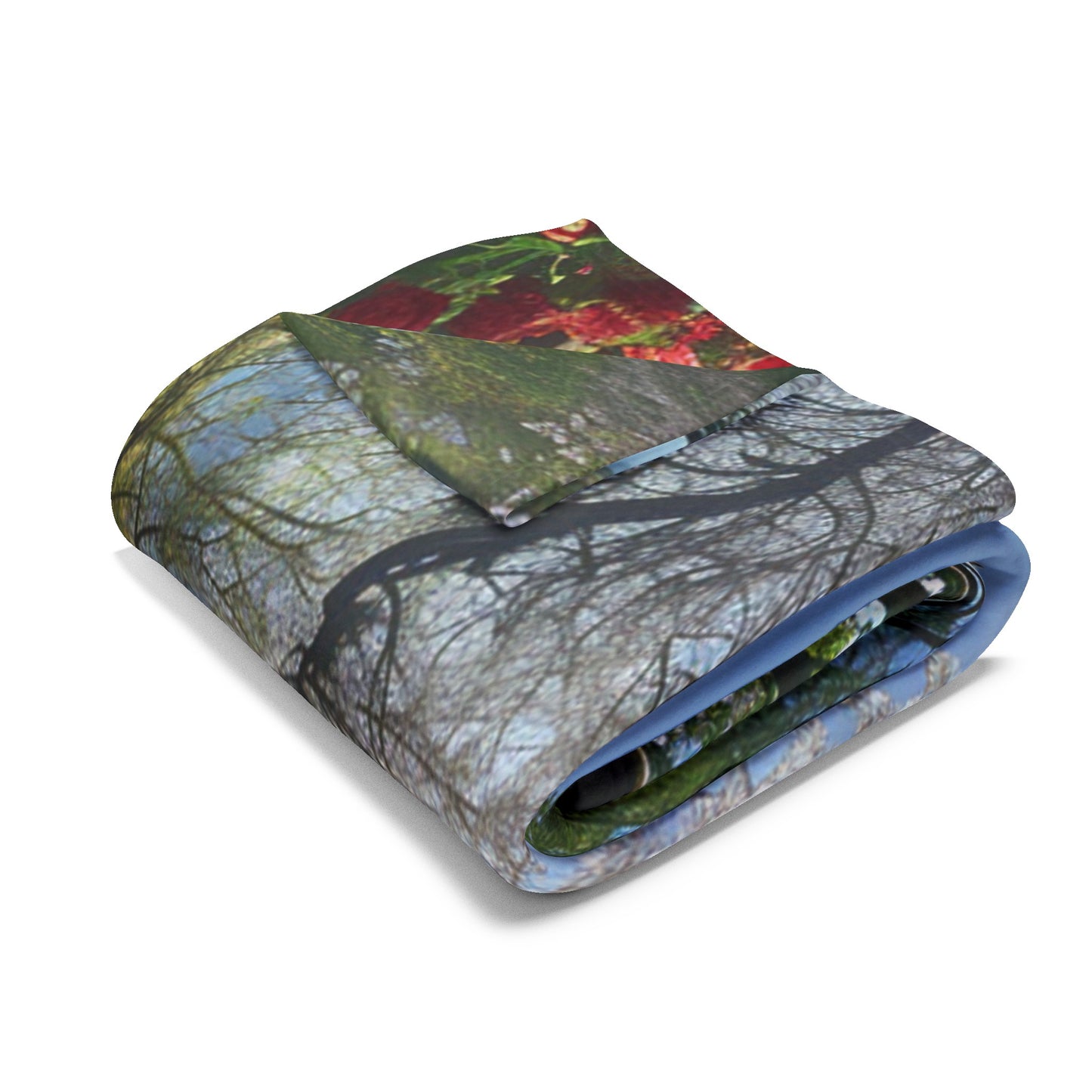 English Springtime Arctic Fleece Blanket - UK, USA