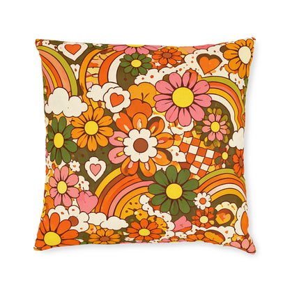 1970s Flashback 2 Square Cushion - UK