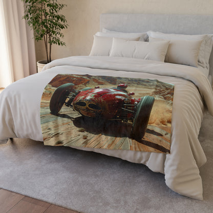 Desert Motorsport #1 - Soft Polyester Blanket