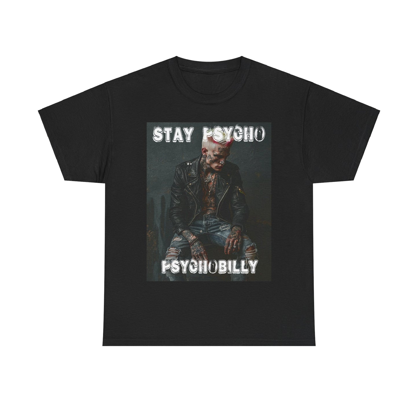 Psycho 1 - Unisex Heavy Cotton Tee - UK