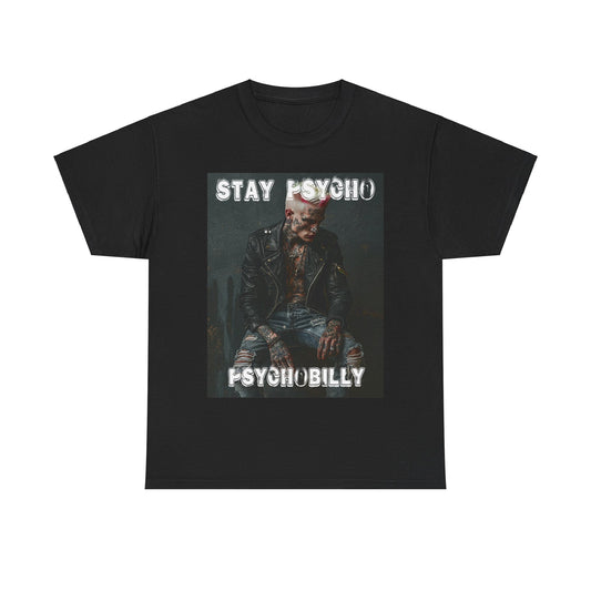 Psycho 1 - Unisex Heavy Cotton Tee - UK