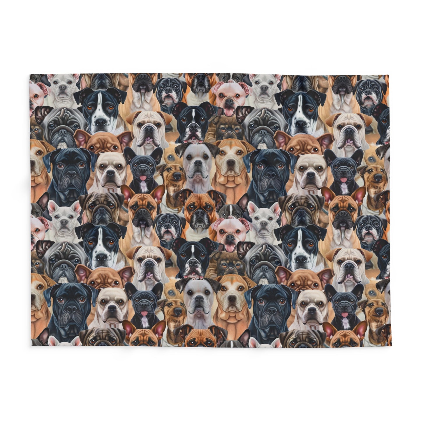 Dog Collage #2 Arctic Fleece Blanket - UK, EU