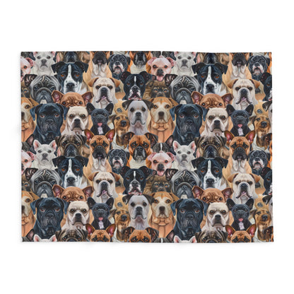 Dog Collage #2 Arctic Fleece Blanket - UK, EU