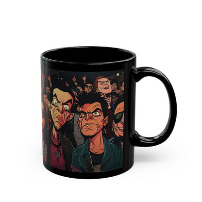 Stay Psycho Black Mug (11oz, 15oz) - UK