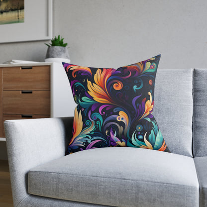 1970s Flashback Square Pillow - UK