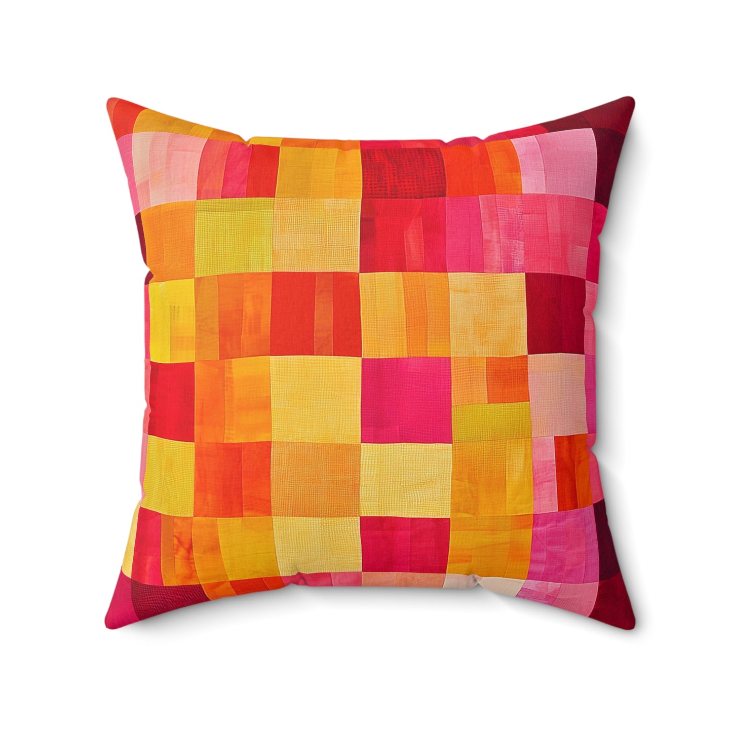 Patchwork 2 - Spun Polyester Square Pillow - USA