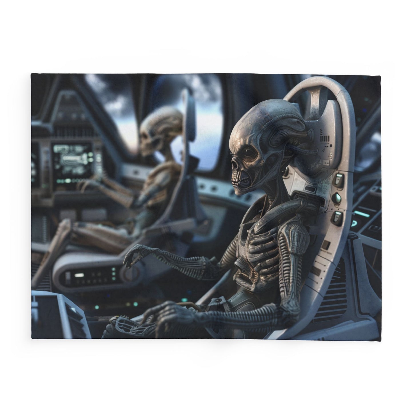 Alien Pilots - Arctic Fleece Blanket - UK