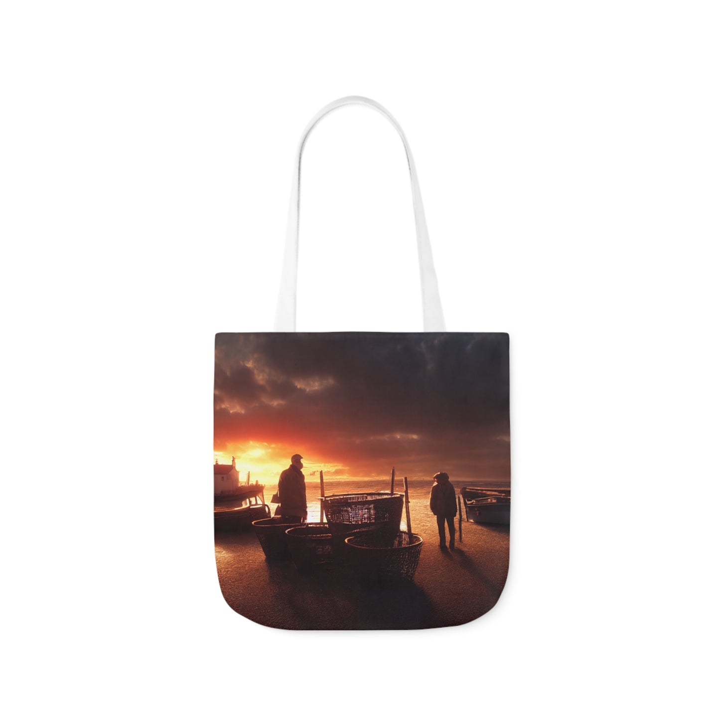 Seascape #6 - Polyester Canvas Tote Bag (AOP)