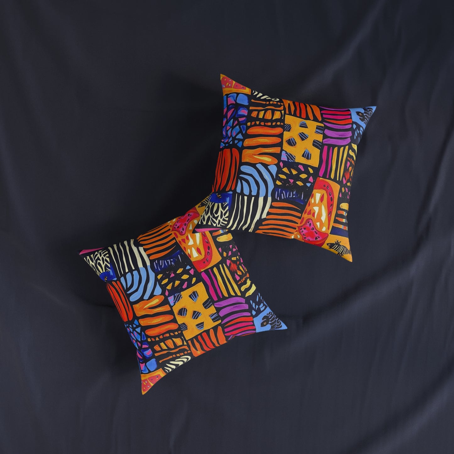 African 3 - Square Pillow - UK