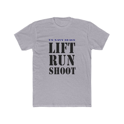 US Navy Seals Lift Run Shoot Unisex Cotton Crew Tee USA