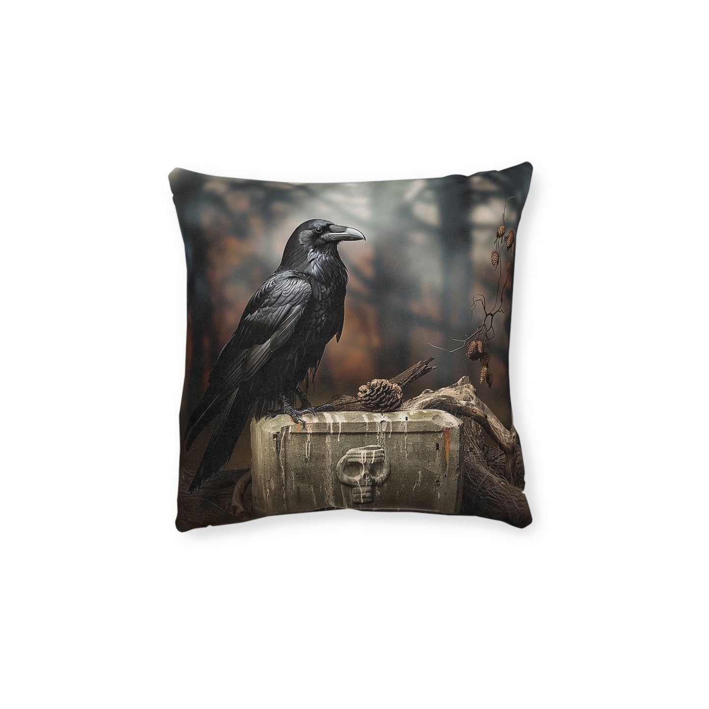 Crows 2 - Square Pillow - UK