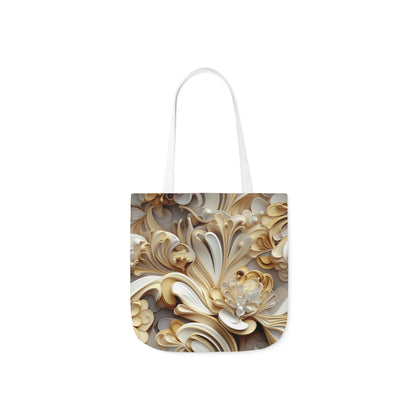 Brocade Design - Polyester Canvas Tote Bag (AOP)
