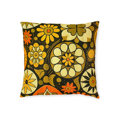 1960's Retro 3 - Square Pillow - UK