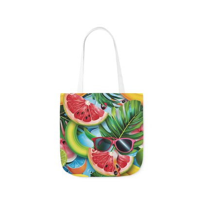 Summertime #3 - Polyester Canvas Tote Bag (AOP)