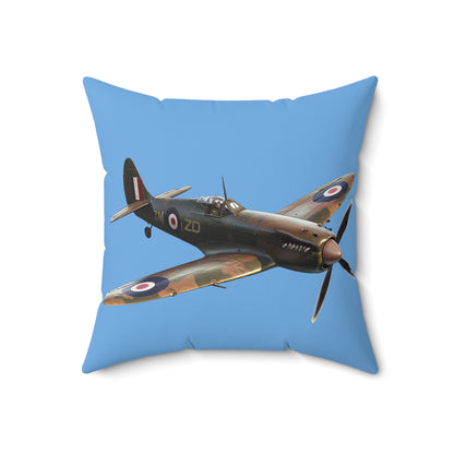 Spitfire - Spun Polyester Square Pillow - USA