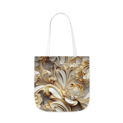 Brocade Design - Polyester Canvas Tote Bag (AOP)