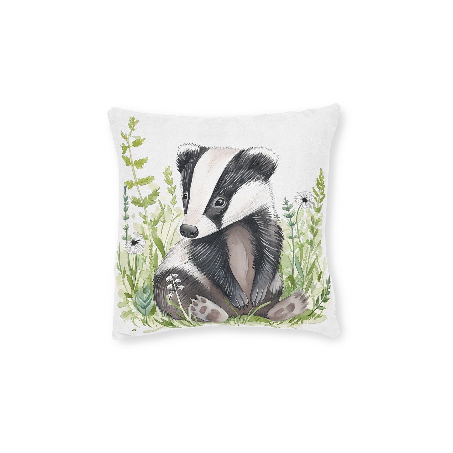 Badger 2 - Square Pillow - UK