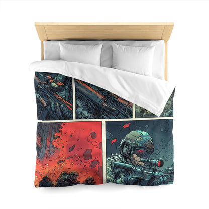 Navy SEALS Comic Book Cover - Microfiber Duvet Cover USA and UK