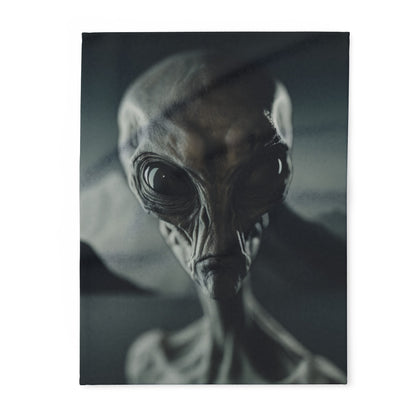 Alien Visitor  -  Arctic Fleece Blanket - USA