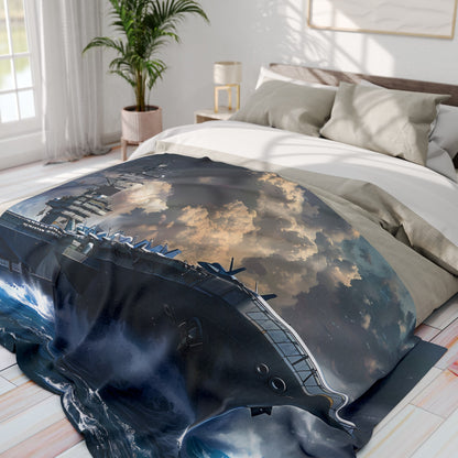 Aircraft Carrier 2 Arctic Fleece Blanket- UK