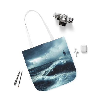 Seascape #2 - Polyester Canvas Tote Bag (AOP)