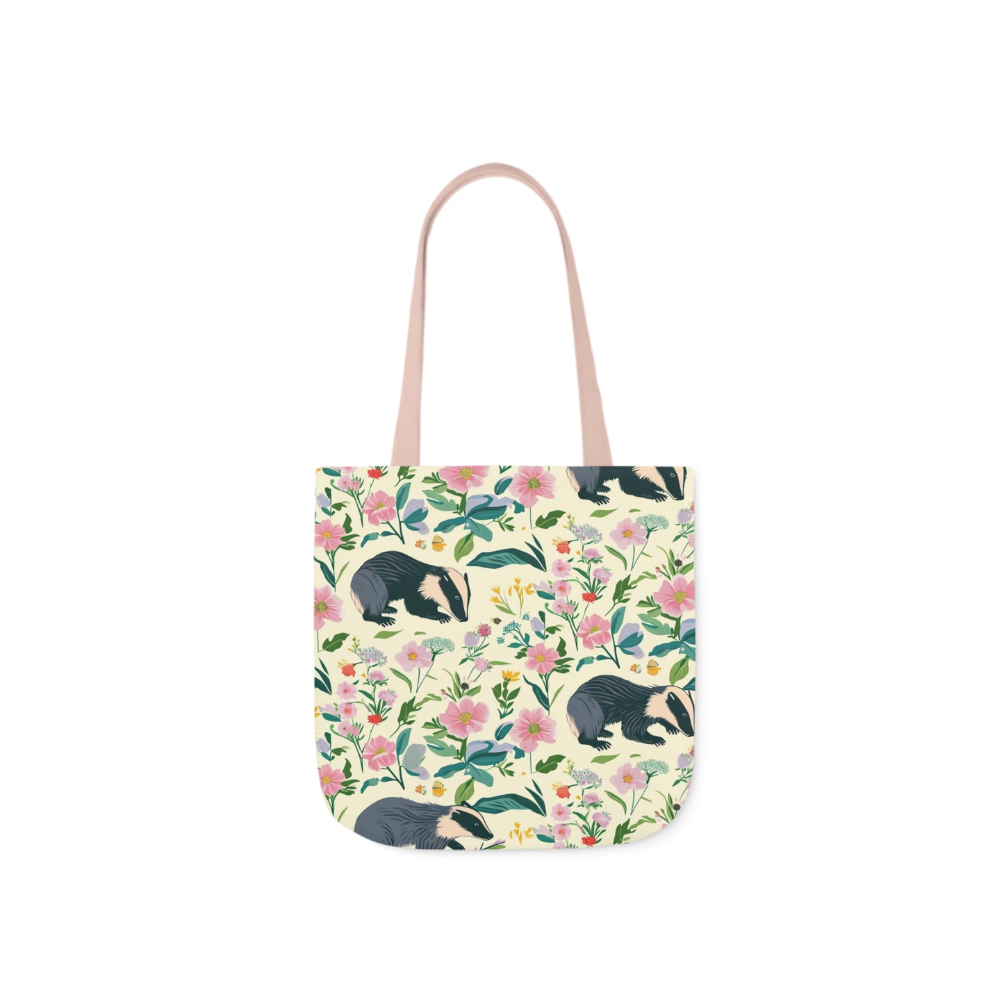 Badger Polyester Canvas Tote Bag (AOP)