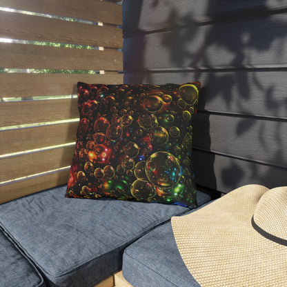 Effervescent Bubbles - Outdoor Pillows - USA