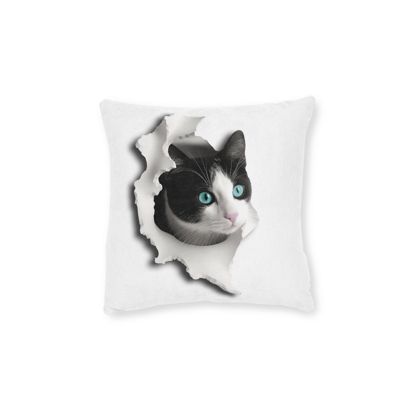 Cat 1 - Square Pillow - UK