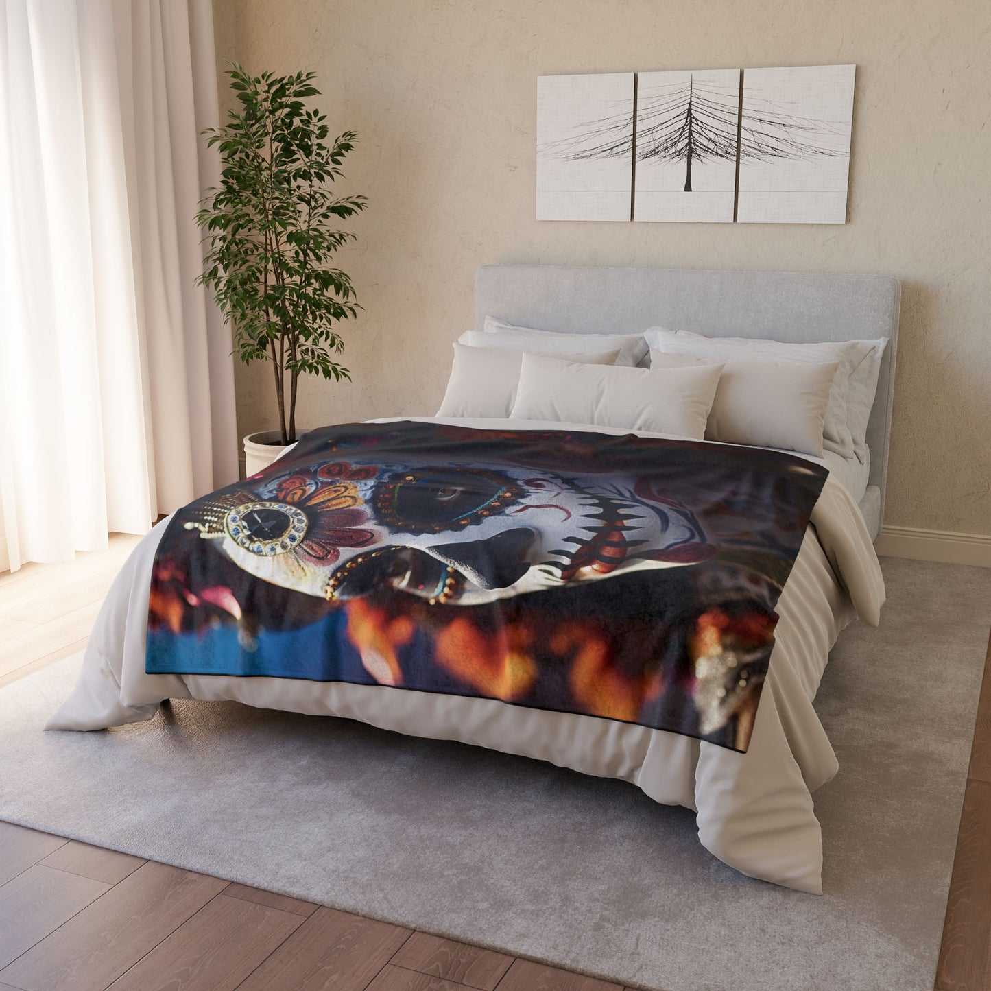 Day of The Dead 2 - Soft Polyester Blanket UK