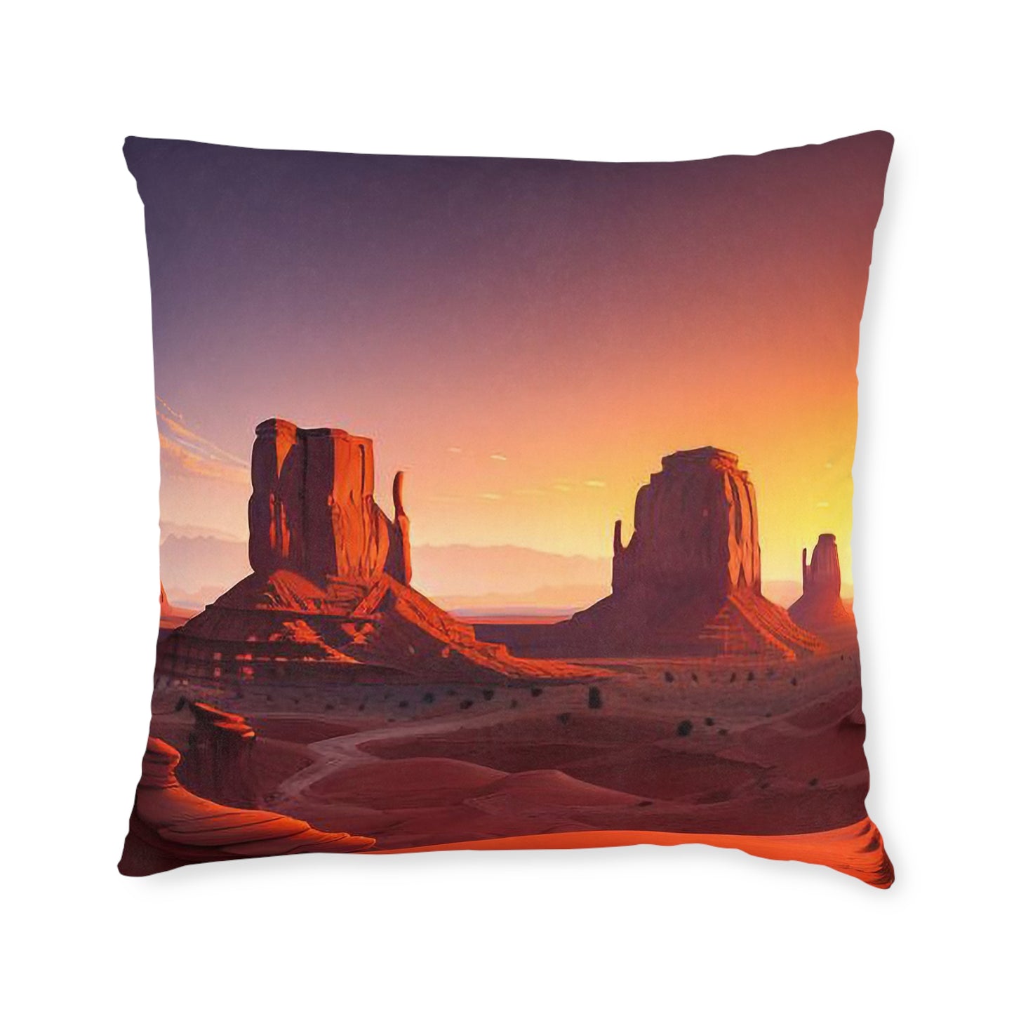 Monument Valley - Square Pillow - UK
