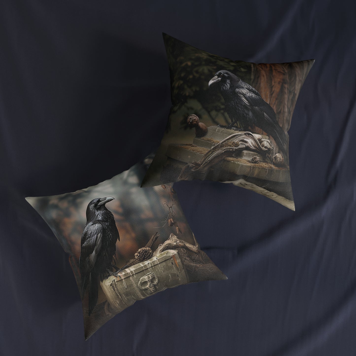 Crows 2 - Square Pillow - UK