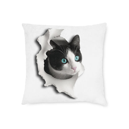 Cat 1 - Square Pillow - UK