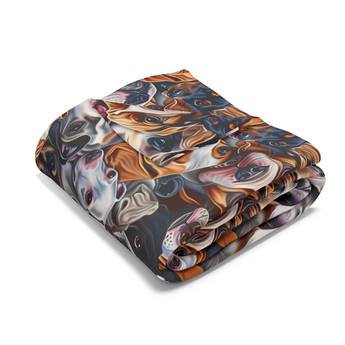 Dog Collage #1 Arctic Fleece Blanket - USA