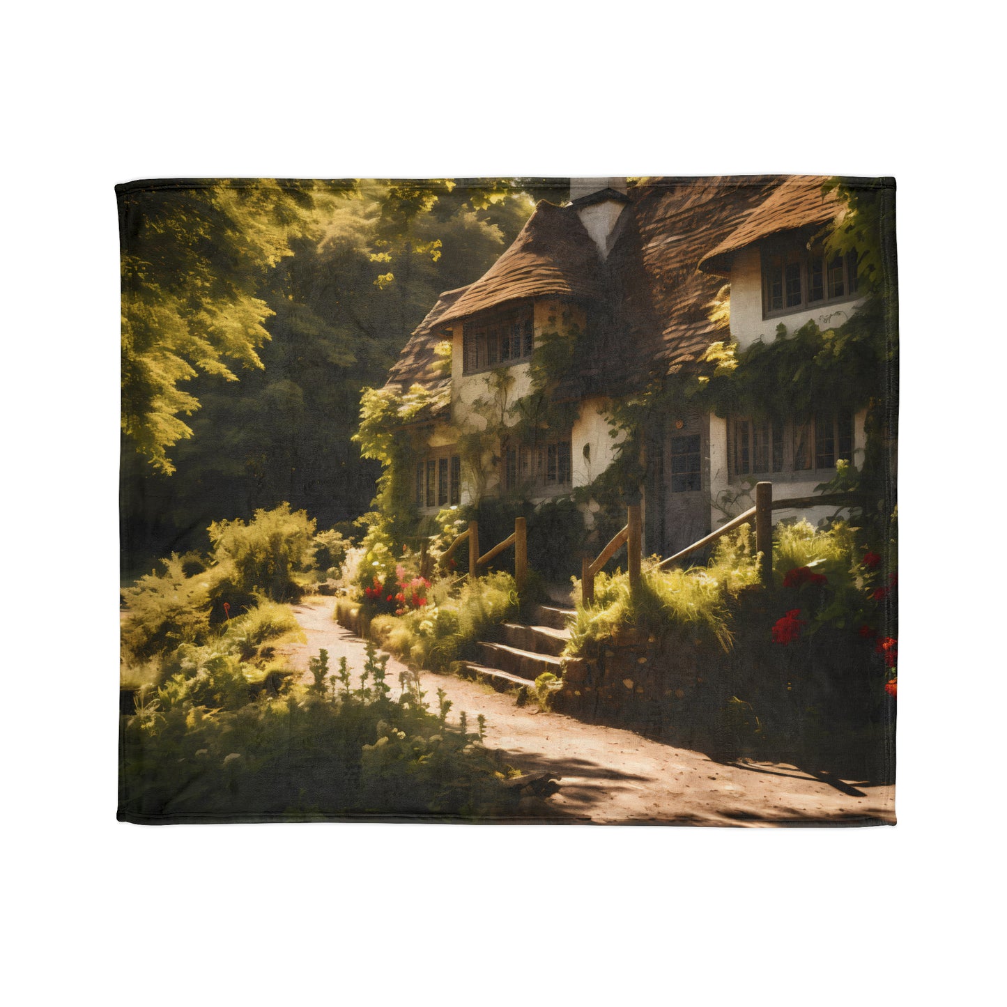 English Country House #1 - Soft Polyester Blanket