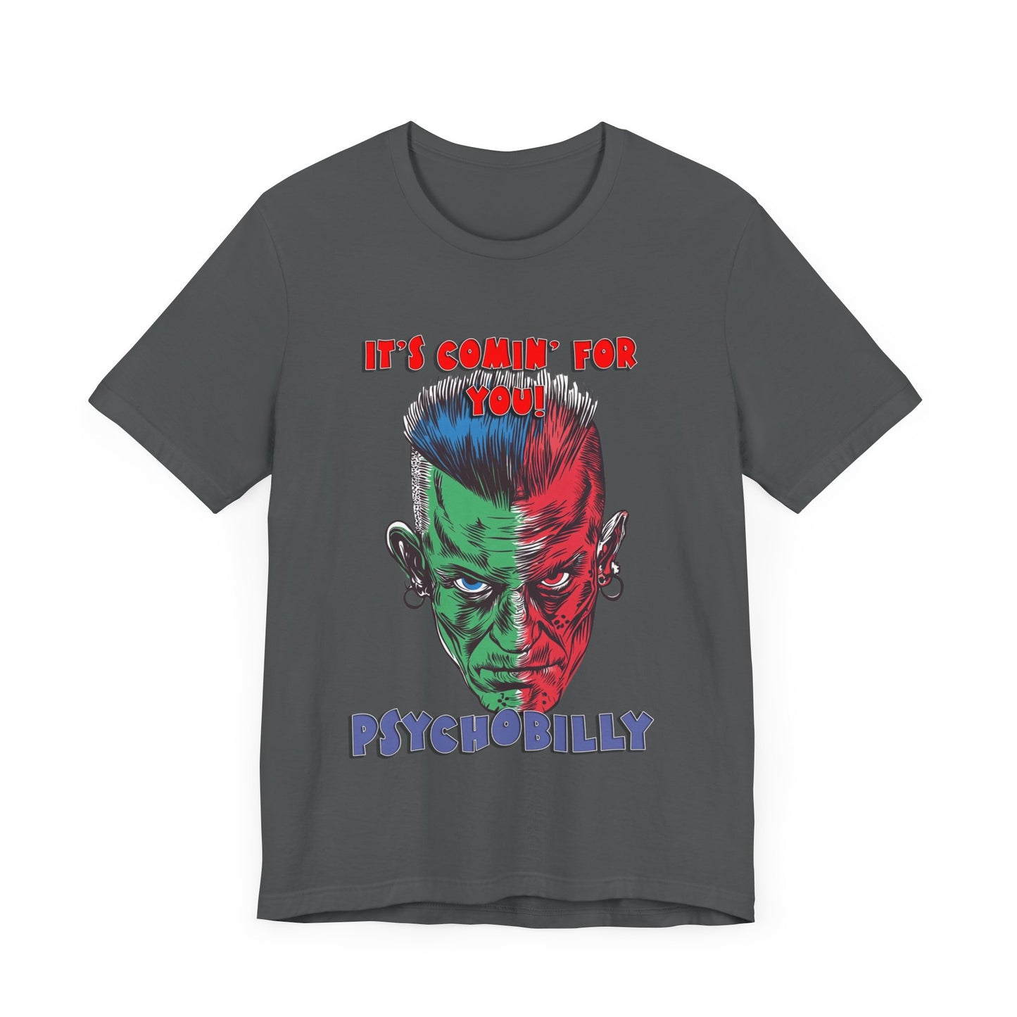 Psychobilly 1 - Jersey Short Sleeve Tee - USA