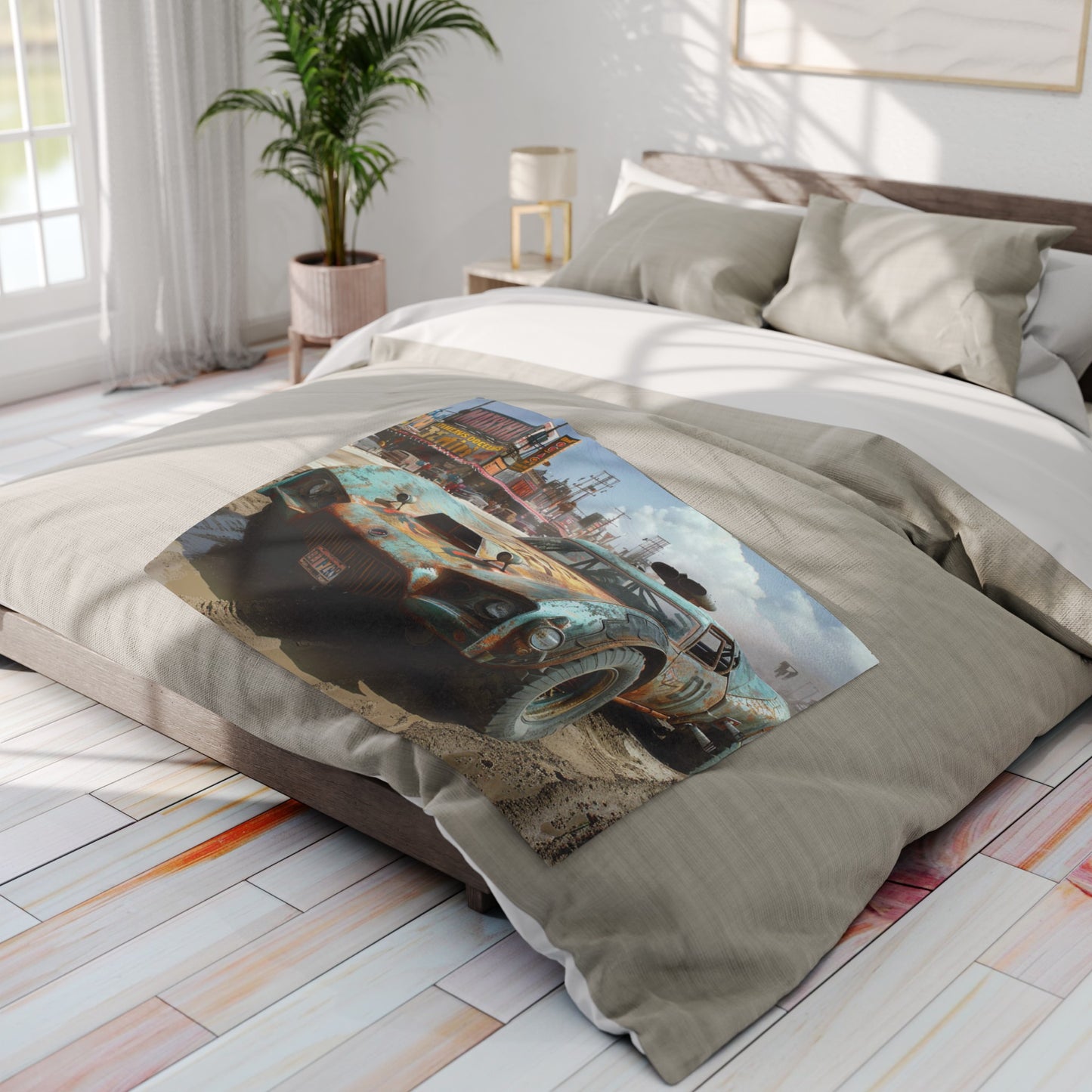 Car 2 Arctic Fleece Blanket - USA