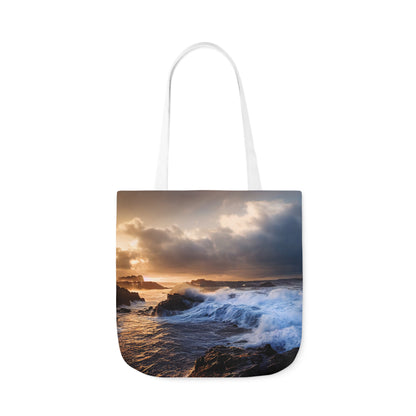 Seascape #4 - Polyester Canvas Tote Bag (AOP)