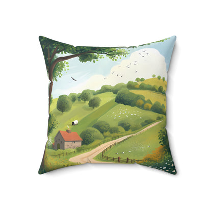 Countryside #3 - Spun Polyester Pillow USA