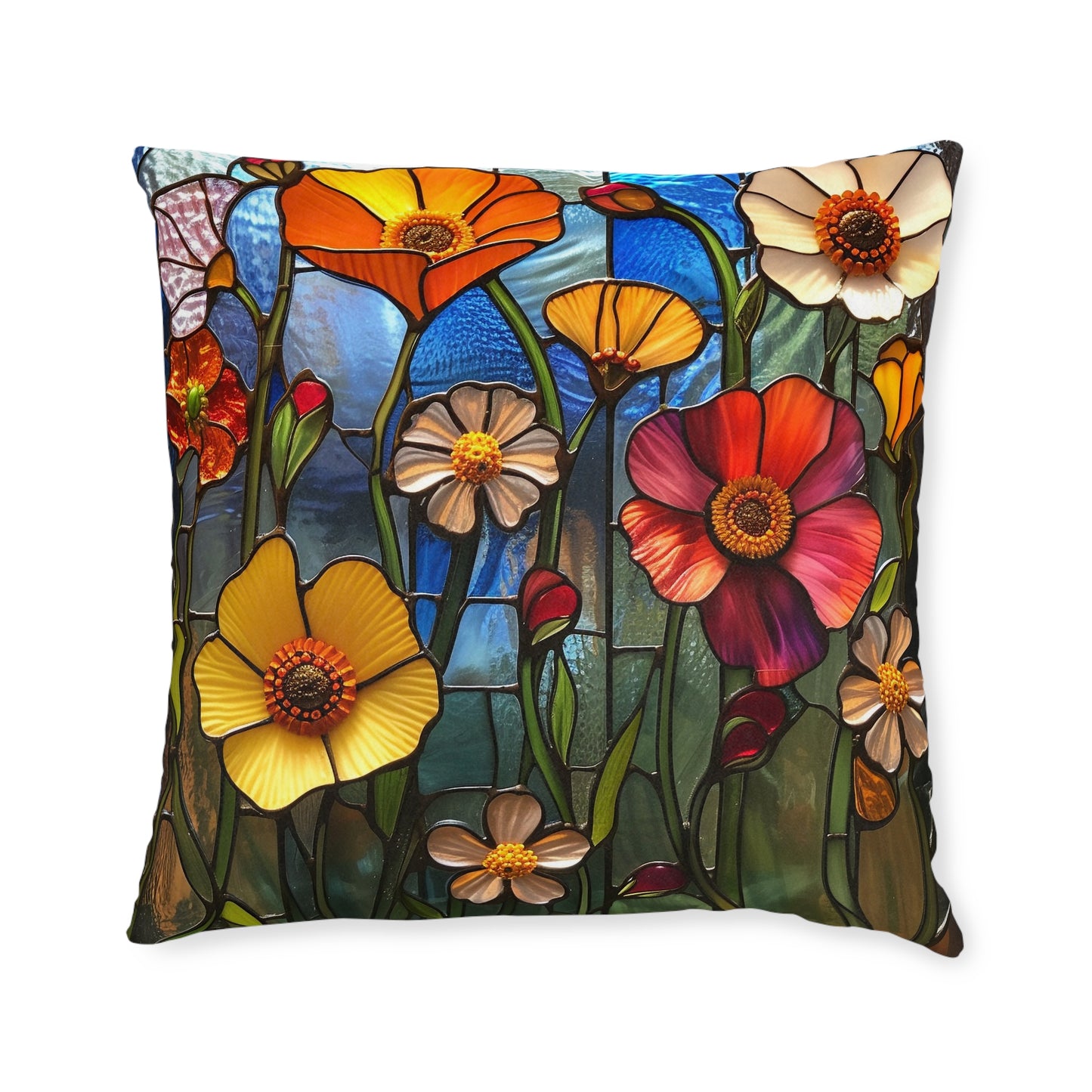 Stained Glass - Square Pillow - UK