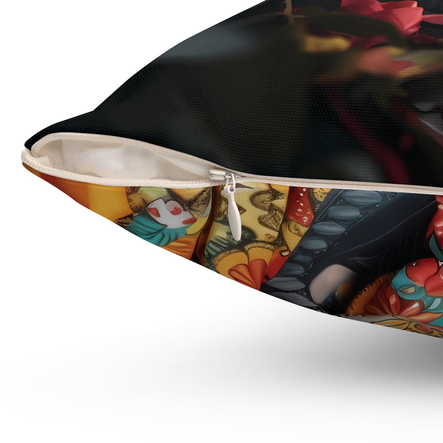 Day of The Dead - Spun Polyester Square Pillow - USA