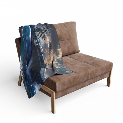 Aircraft Carrier 2 Arctic Fleece Blanket - USA