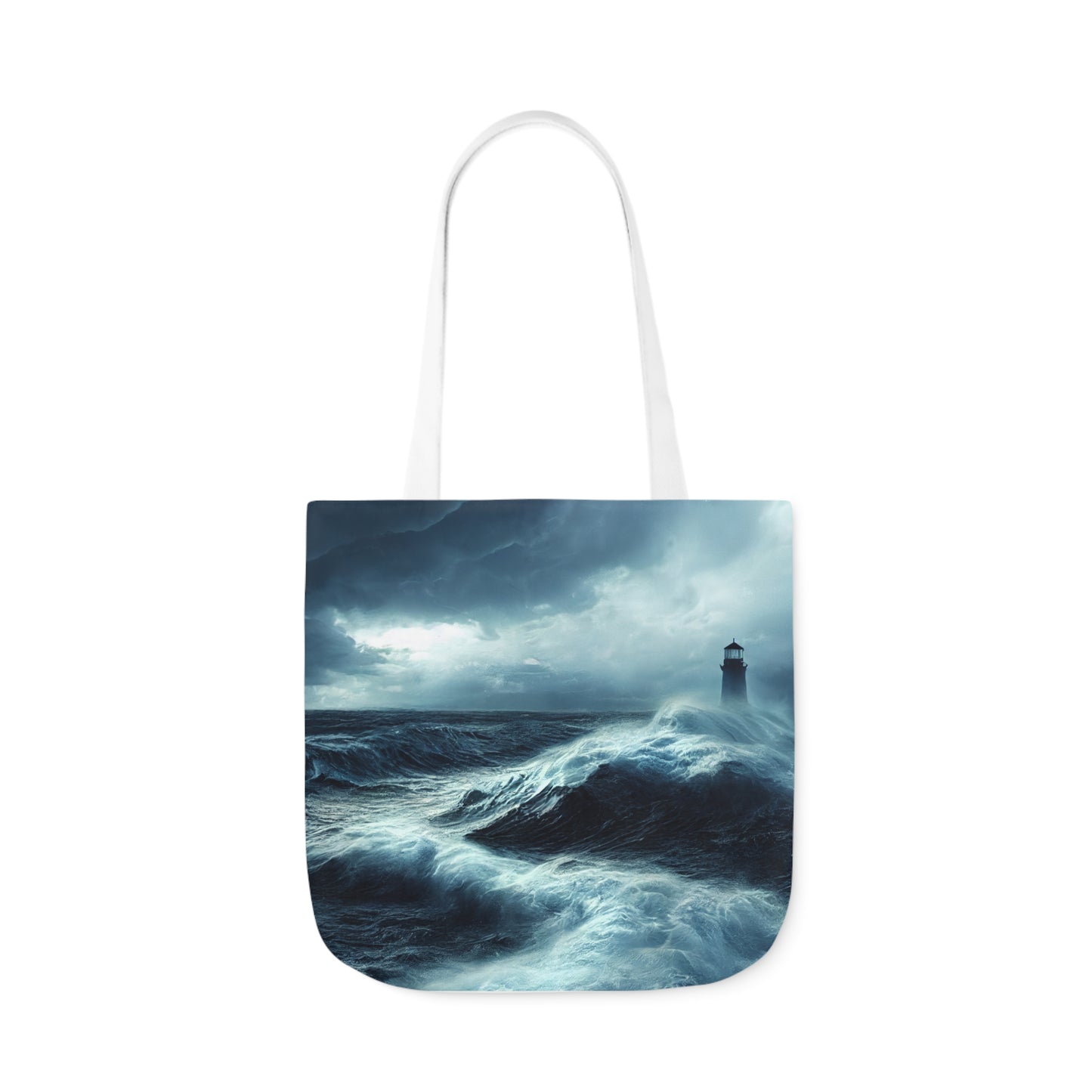 Seascape #2 - Polyester Canvas Tote Bag (AOP)