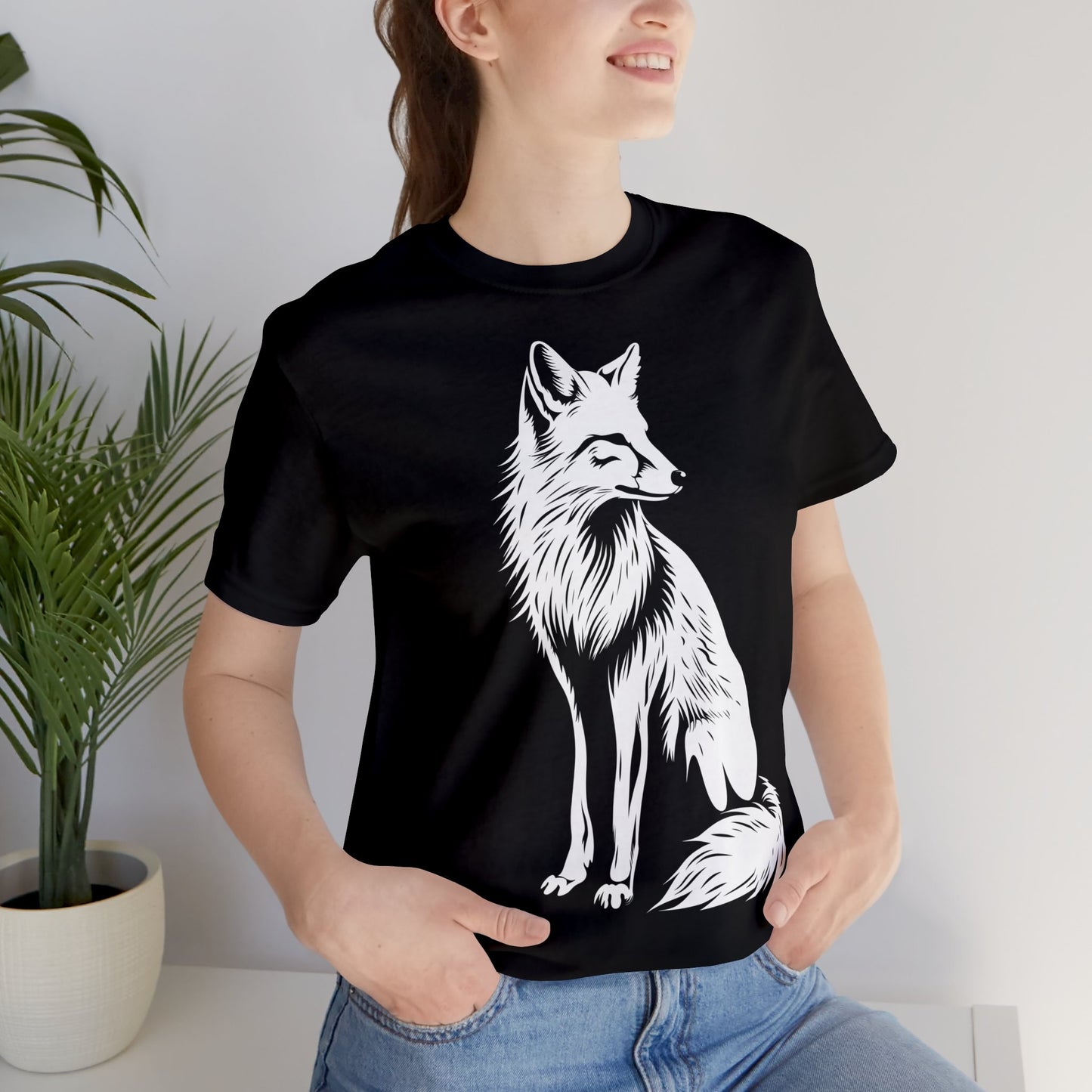 Fox Silhouette Unisex Jersey Short Sleeve Tee