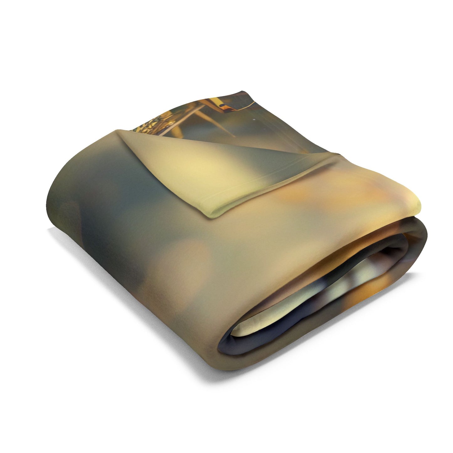 Mother Fox With Cubs Fleece Blanket - UK