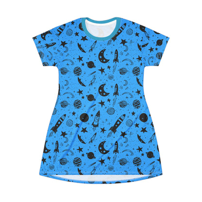 Space T-Shirt Dress - USA Only