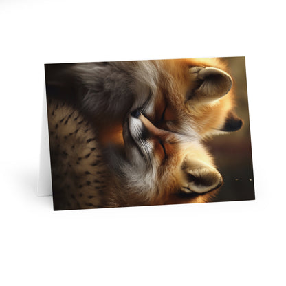 Fox Greeting Cards (5 Pack) - UK