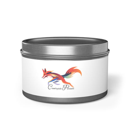 Aromatic Tin Candles - Cozy Fox Design for Home Decor & Gifts USA