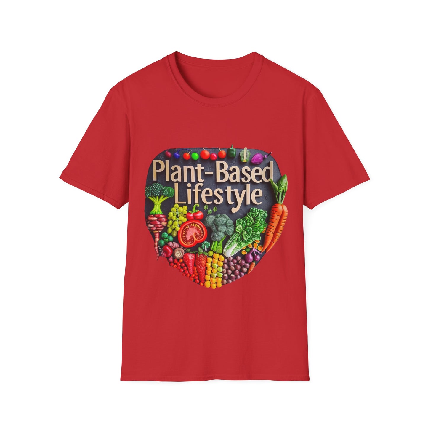 Plant Based Lifestyle #1 - Unisex Softstyle T-Shirt (UK)