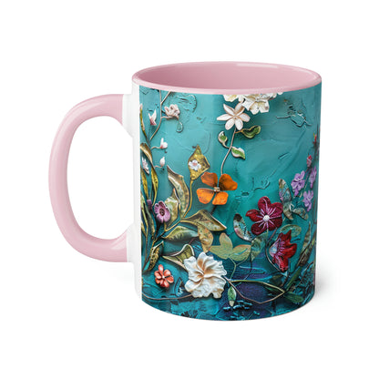Wild Flowers Accent Mugs, 11oz - Canada Only