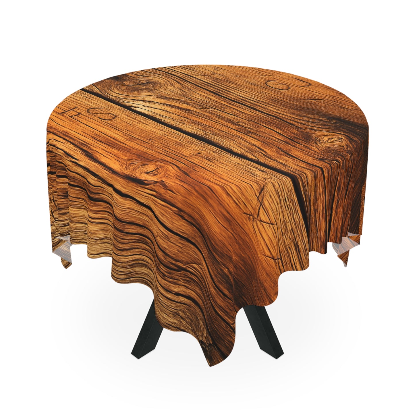 Distressed Wood Tablecloth - USA